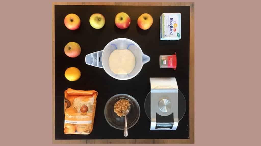 appelkruimel toetje