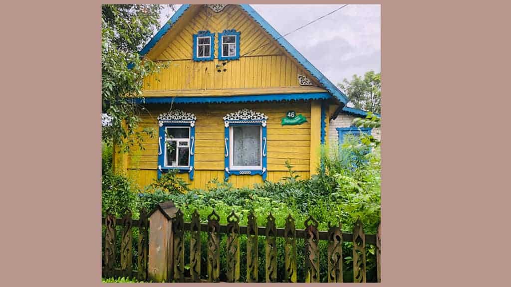 Geel huis in Polen