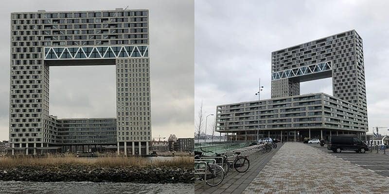 Pontsteiger aan het IJ