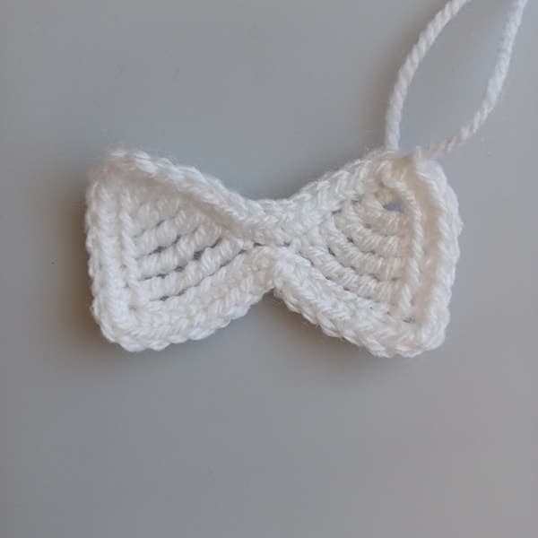 vleugeltjes van een gehaakt engeltje