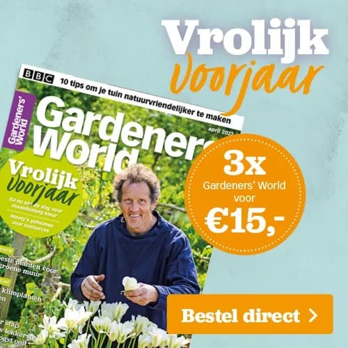 Tijdschrift voor Tuinieren Gardeners World met Monty Don op de voorplaat