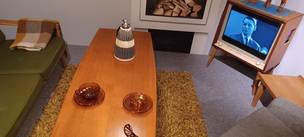 Zestiger jaren interieur van IKEA