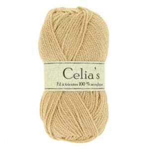 Celia's beige 100% acryl breigaren