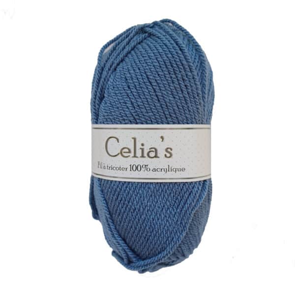 Celia's leiblauw 100% acryl breigaren