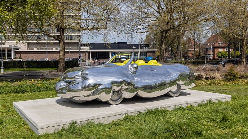 De beeldenroute staat met name op de Apollolaan in Amsterdam Zuid